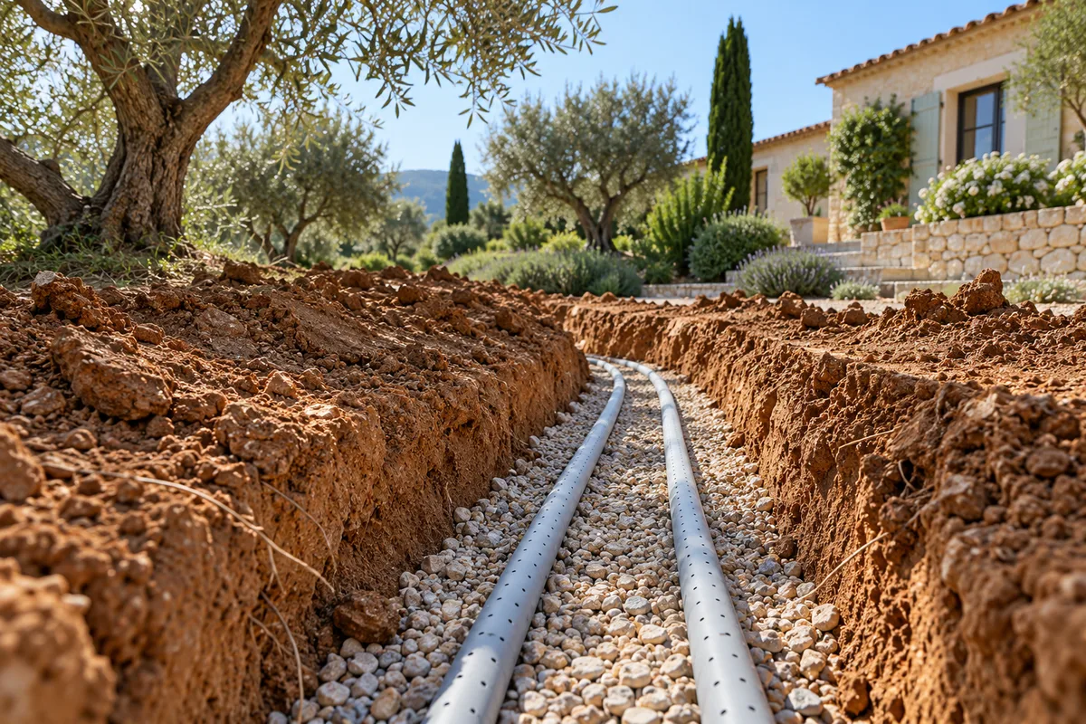 Assainissement individuel d'une villa : filières et SPANC