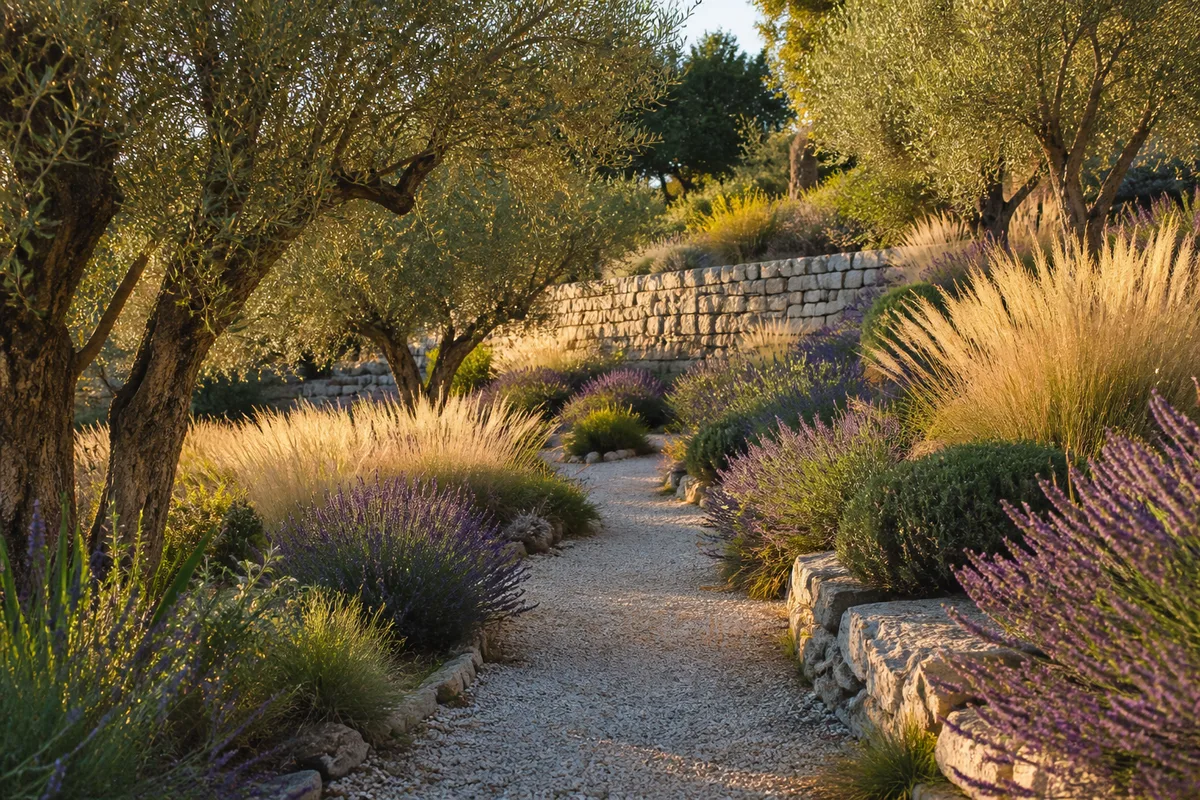 Jardin méditerranéen : plantes, sol et arrosage d'un jardin sec