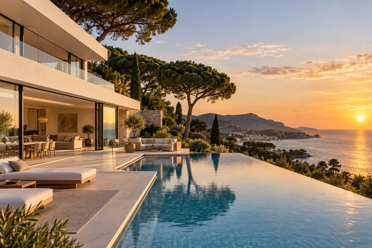 Villa contemporaine, bastide ou Belle Époque à Cannes