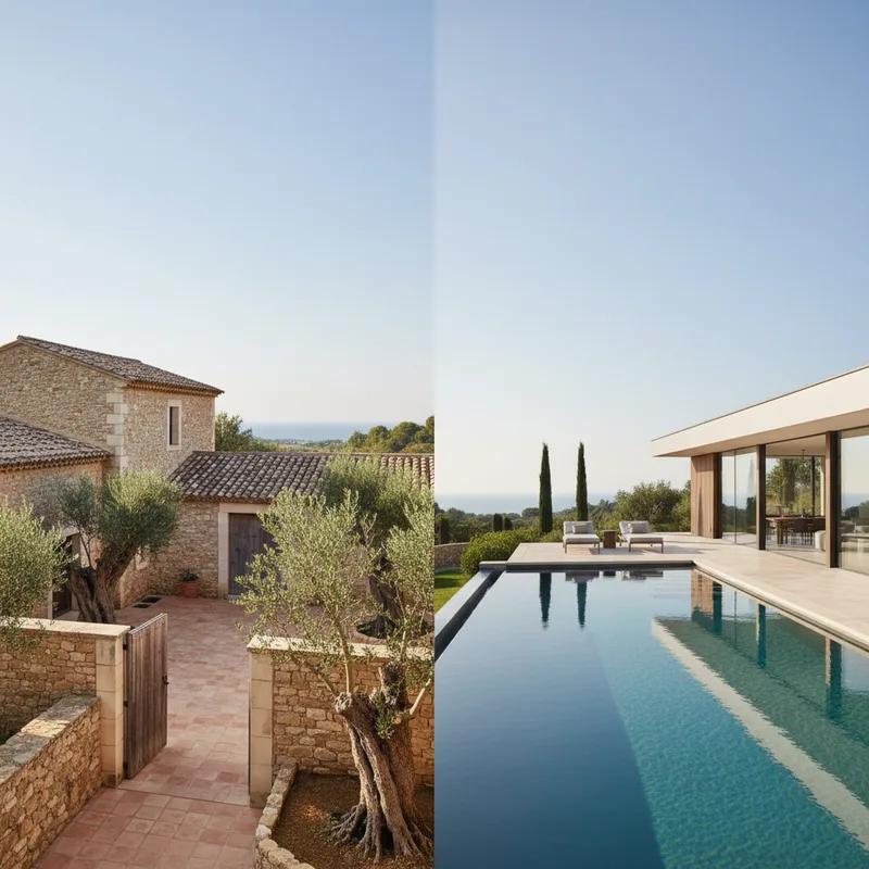 Villas du sud : styles architecturaux, régions et prix en 2026